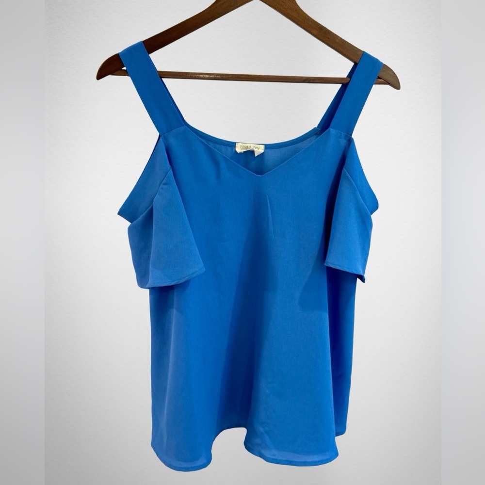 SIENNA SKY • Vibrant Blue Tank Top